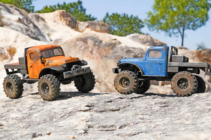 FairRC 1/24 FCX24 Rustwood Mod – Weathered Power Wagon with Real Wood Flatbed (RTR)