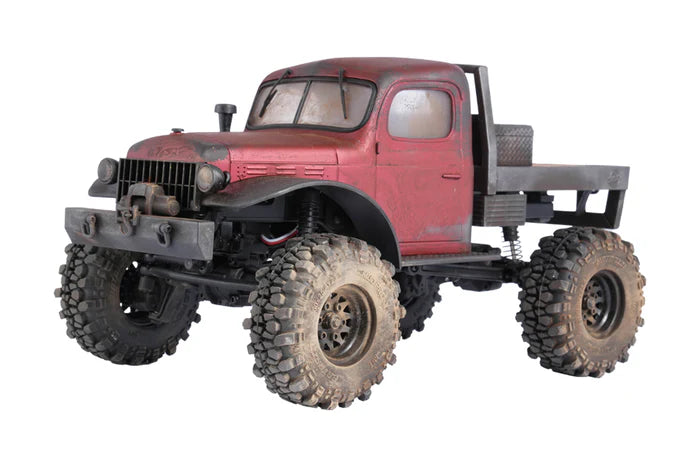 FairRC 1/24 FCX24 Rustwood Mod – Weathered Power Wagon with Real Wood Flatbed (RTR)