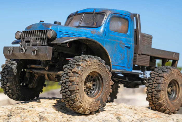 FairRC 1/24 FCX24 Rustwood Mod – Weathered Power Wagon with Real Wood Flatbed (RTR)