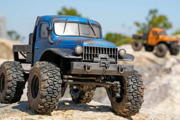 FairRC 1/24 FCX24 Rustwood Mod – Weathered Power Wagon with Real Wood Flatbed (RTR)