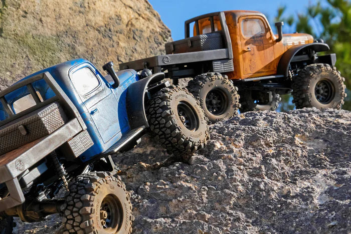 FairRC 1/24 FCX24 Rustwood Mod – Weathered Power Wagon with Real Wood Flatbed (RTR)