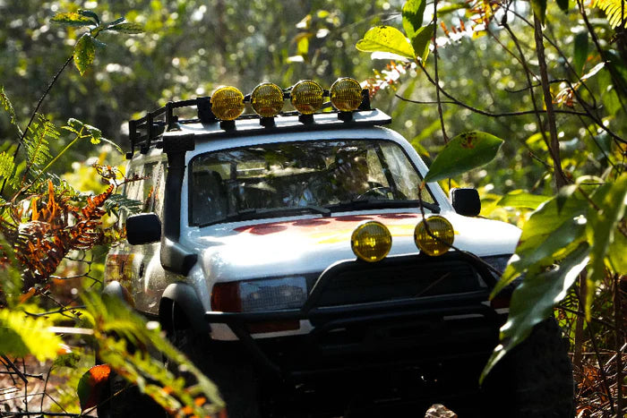 FairRC FCX10 1/10 Toyota LC80 Tri-Color Mod RS – Scale Trail Crawler with Custom Tri-Color Styling