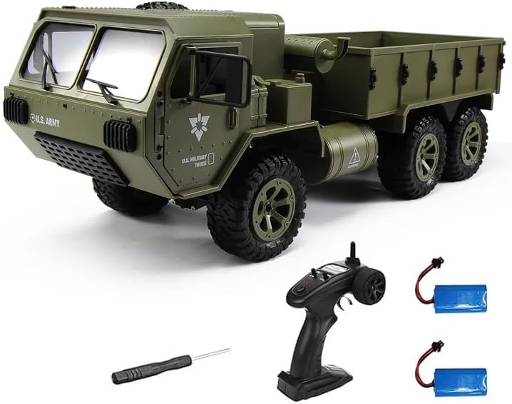 FY004 1/16 4WD Ready-to-Run HEMTT Military Truck (Green)