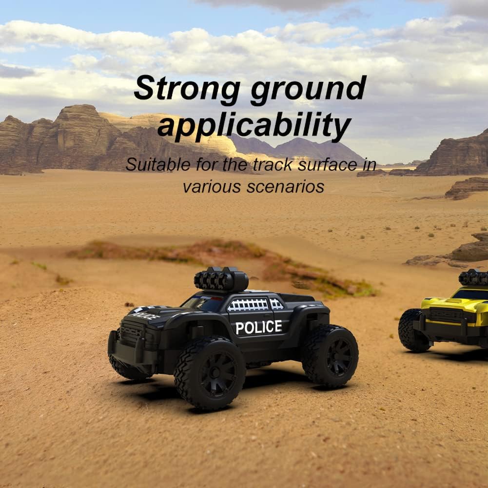FLYCOLOR Turbo Racing 1:76 Scale Drift RC Car – Full Proportional 2WD with Gyro & Dual Shells (RTR)