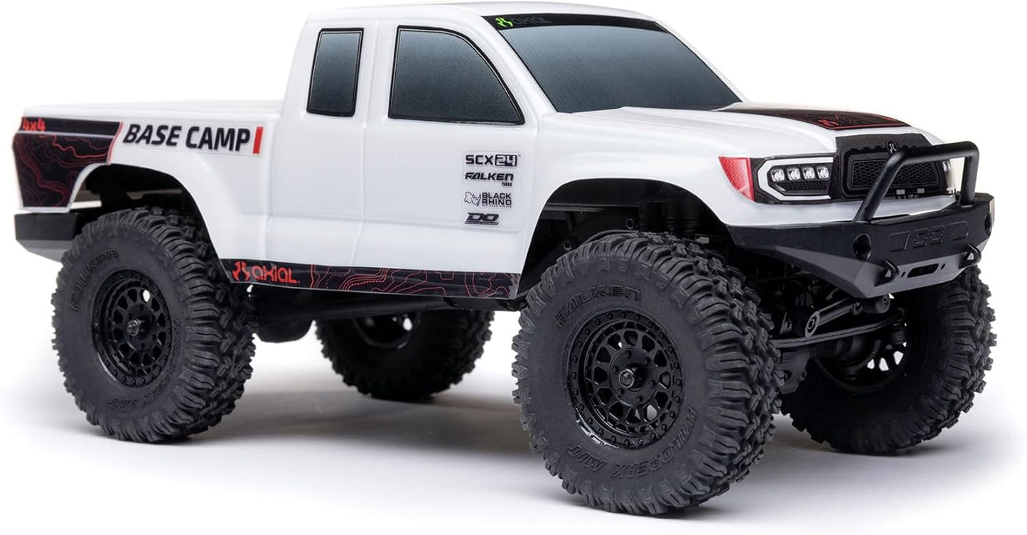 Axial SCX24 Base Camp 1/24 4WD Ready-to-Run Micro Rock Crawler with LED Lights
