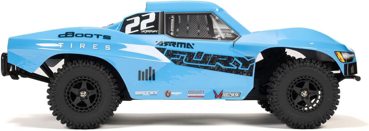 ARRMA Fury MEGA 550 2WD 1/10 Ready to Run Short Course Truck with Battery and Charger