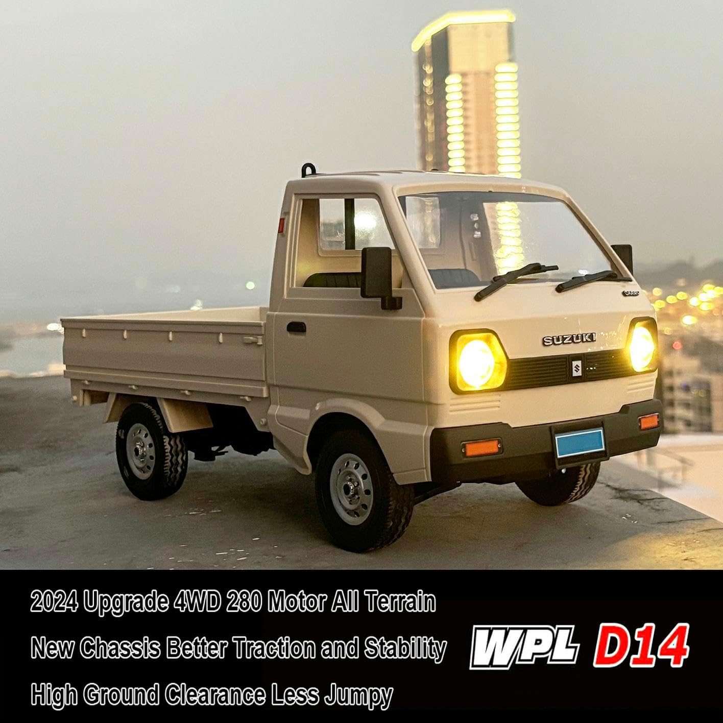 WPL D14 1/10 Scale Suzuki Kei Truck 4WD RC Car