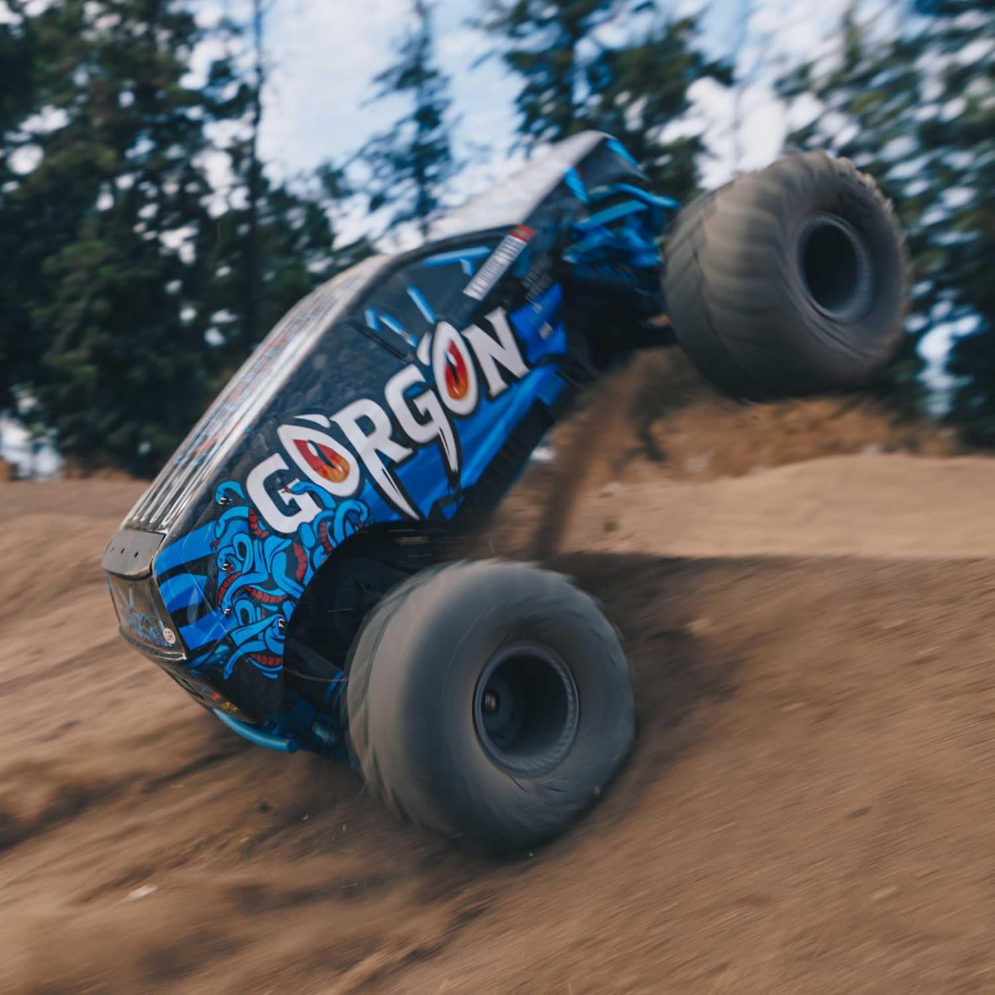 ARRMA 1/10 GORGON 4WD Brushed Monster Truck – Ready to Run