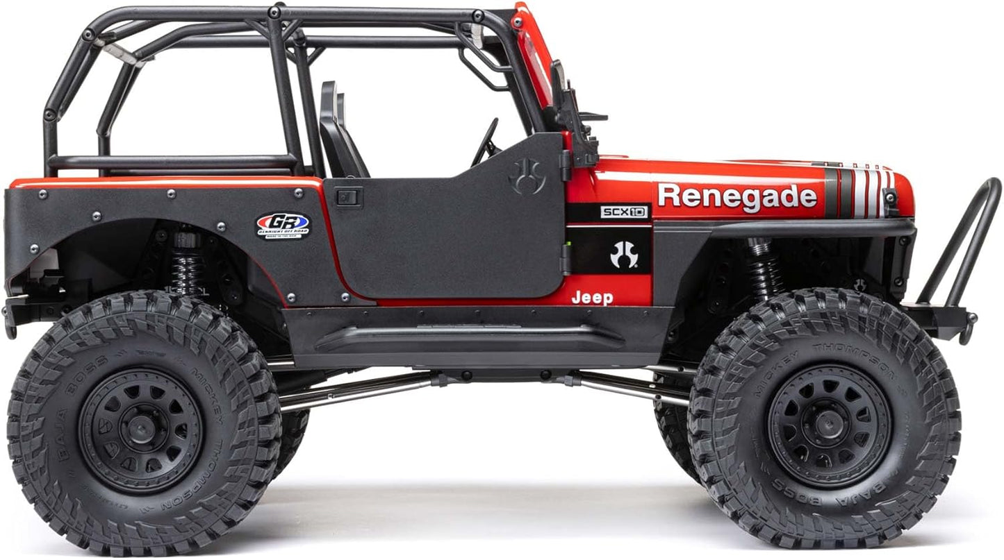 Axial SCX10 III Jeep CJ-7 1/10 4WD Ready to Run Brushed Rock Crawler, Grey