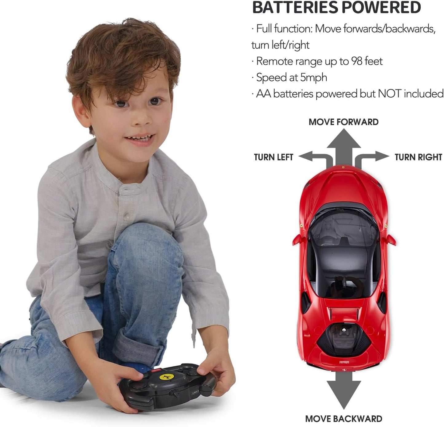 RASTAR 1/14 Ferrari SF90 Stradale RTR Remote Control Supercar