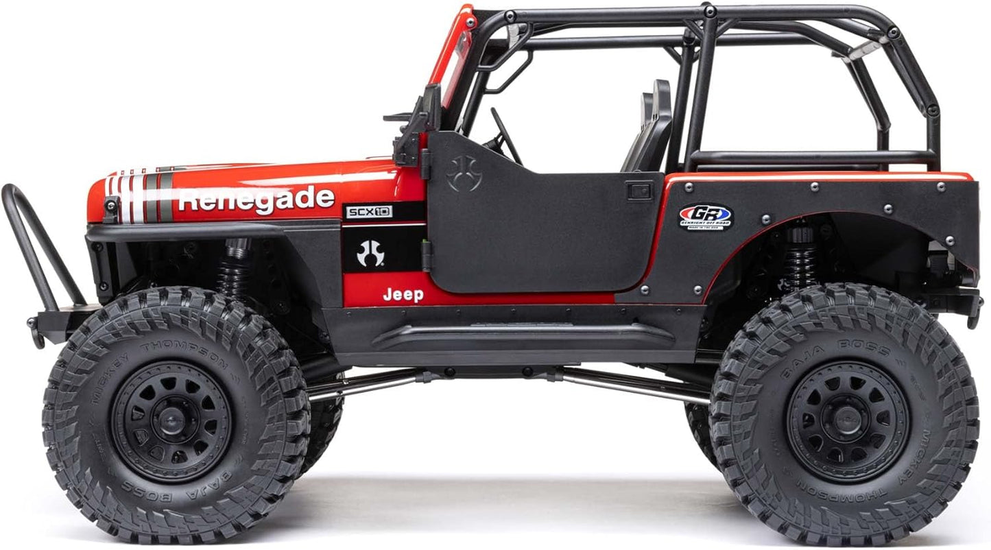 Axial SCX10 III Jeep CJ-7 1/10 4WD Ready to Run Brushed Rock Crawler, Grey