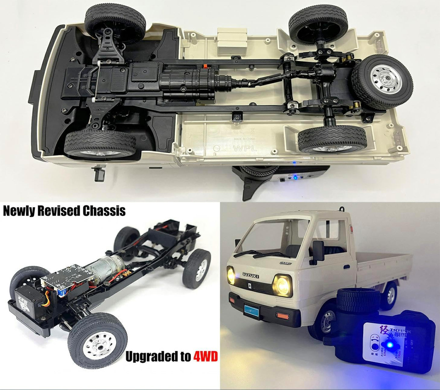 WPL D14 1/10 Scale Suzuki Kei Truck 4WD RC Car