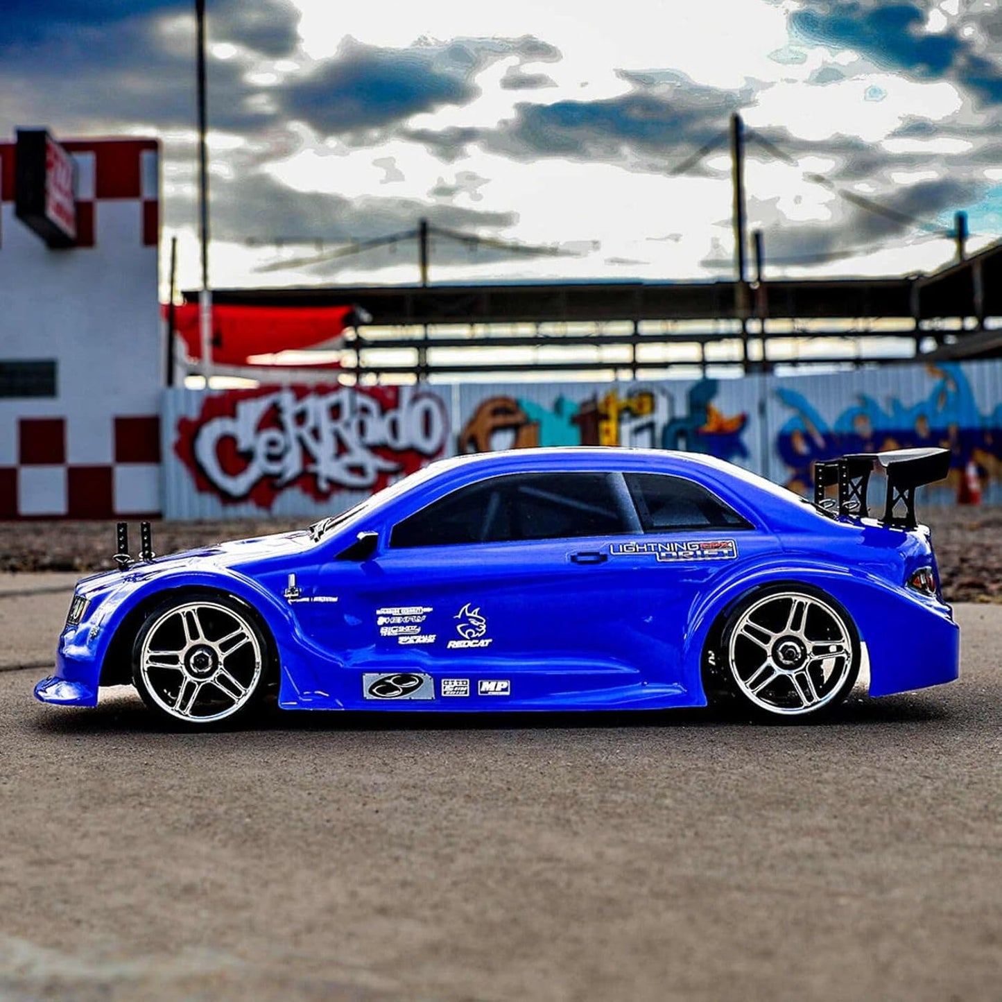 Redcat Racing EPX Drift Car 1/10 4WD Ready-to-Run with Metallic Blue Body