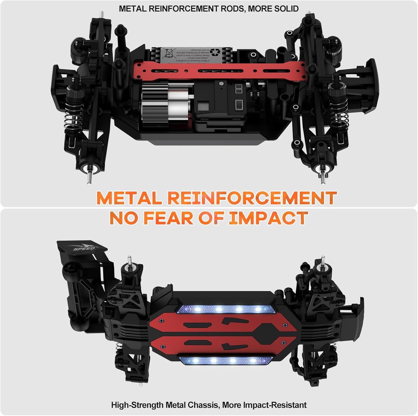 Nikuku 1/20 Scale 4WD All-Terrain Waterproof RC Truck – High-Speed Ready-to-Run
