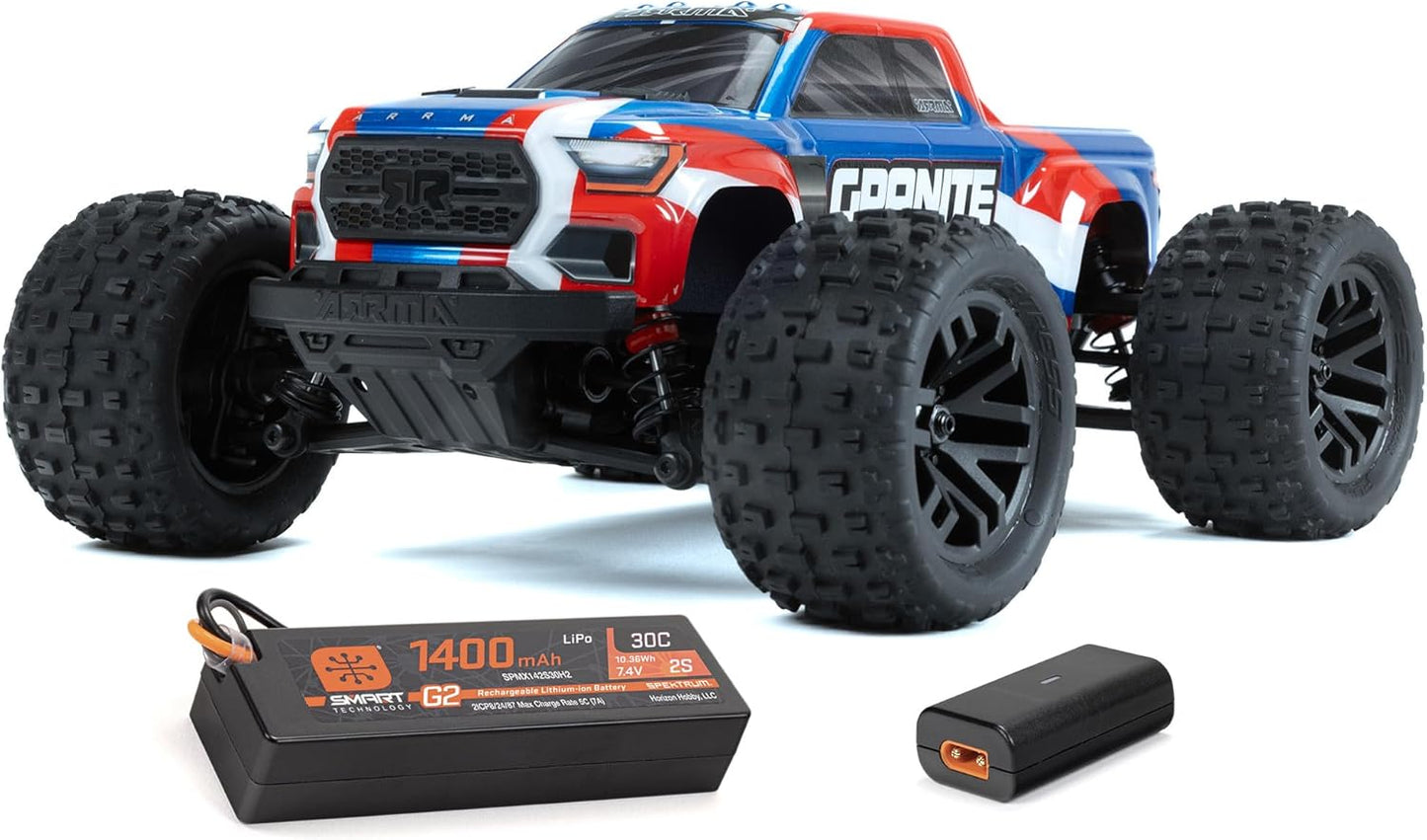 ARRMA Granite GROM 1/18 4WD Ready-to-Run Monster Truck in Blue