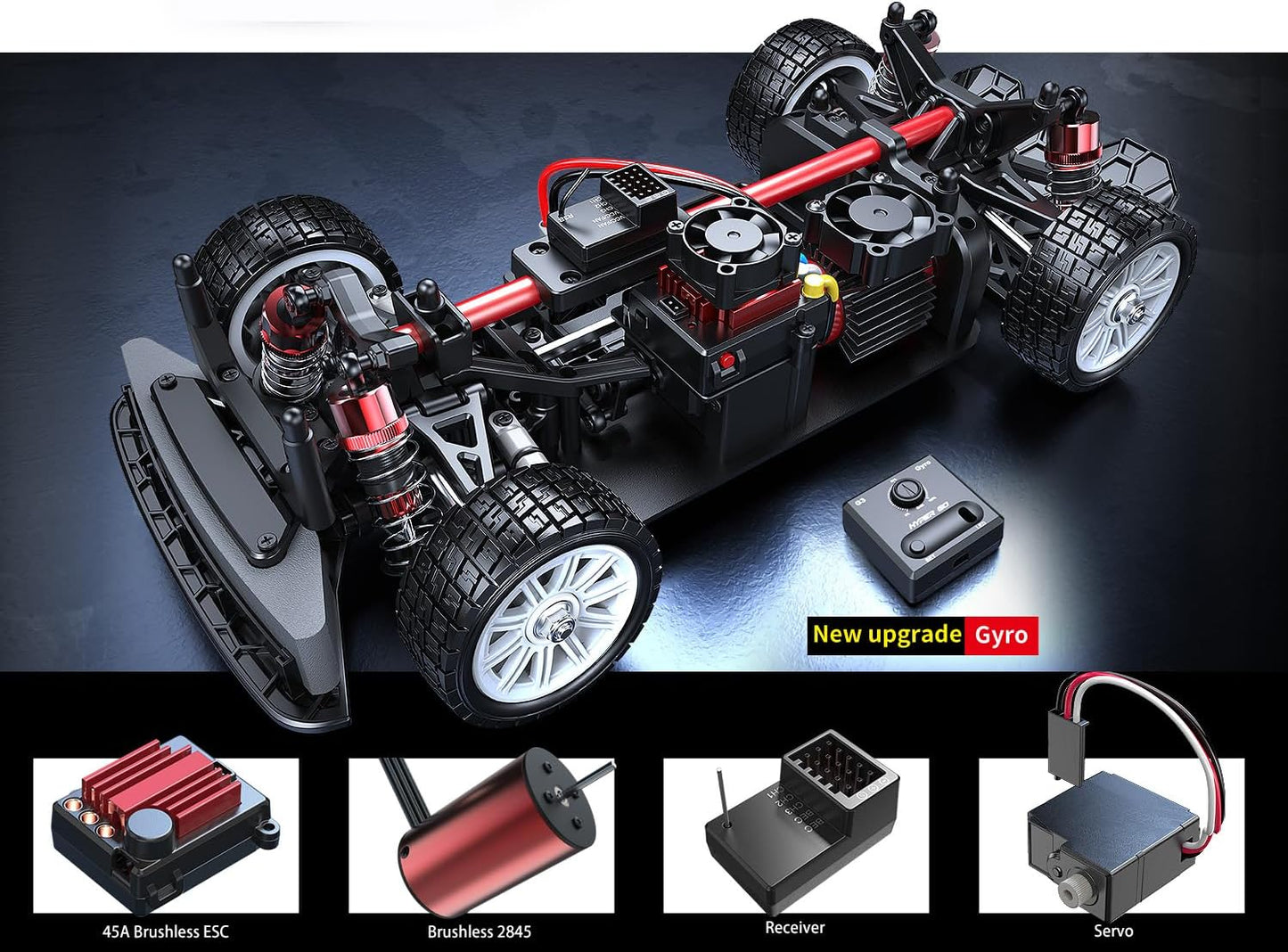 MJX Hyper Go 14301 1/14 Brushless All-Road RC Car, Lancia Delta Integrale-Inspired