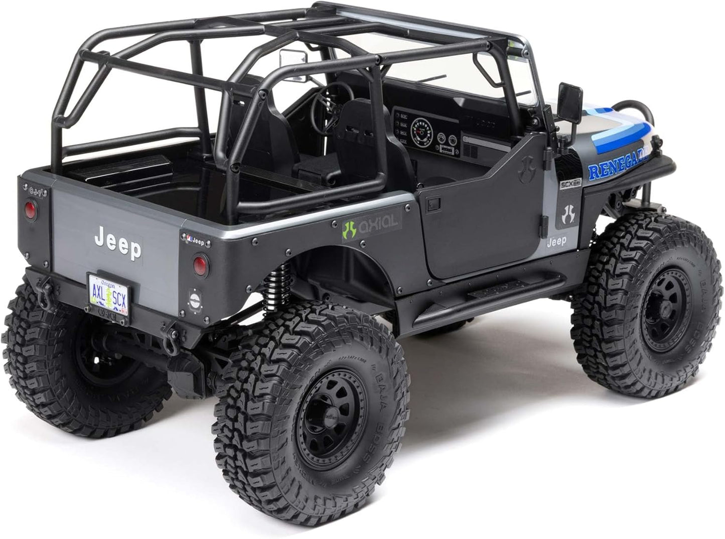 Axial SCX10 III Jeep CJ-7 1/10 4WD Ready to Run Brushed Rock Crawler, Grey