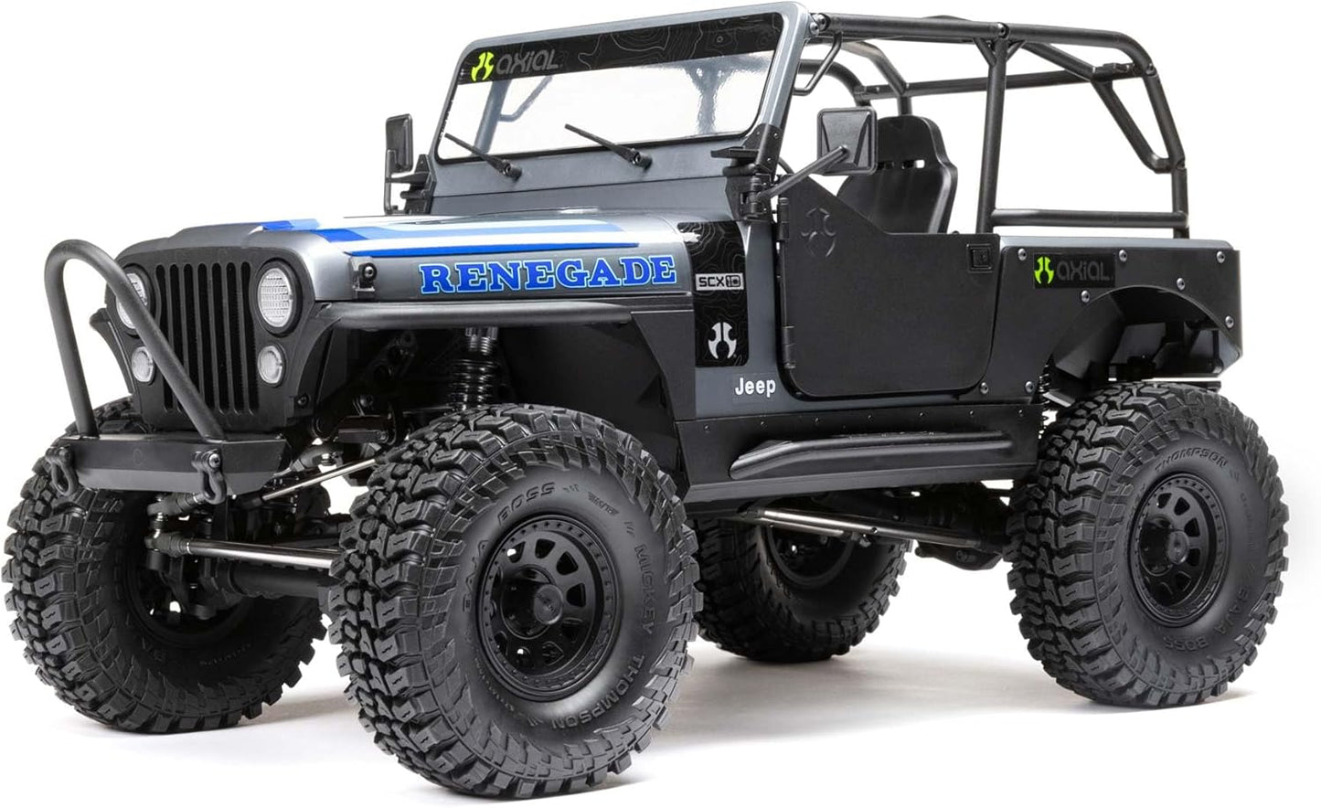 Axial SCX10 III Jeep CJ-7 1/10 4WD Ready to Run Brushed Rock Crawler, Grey
