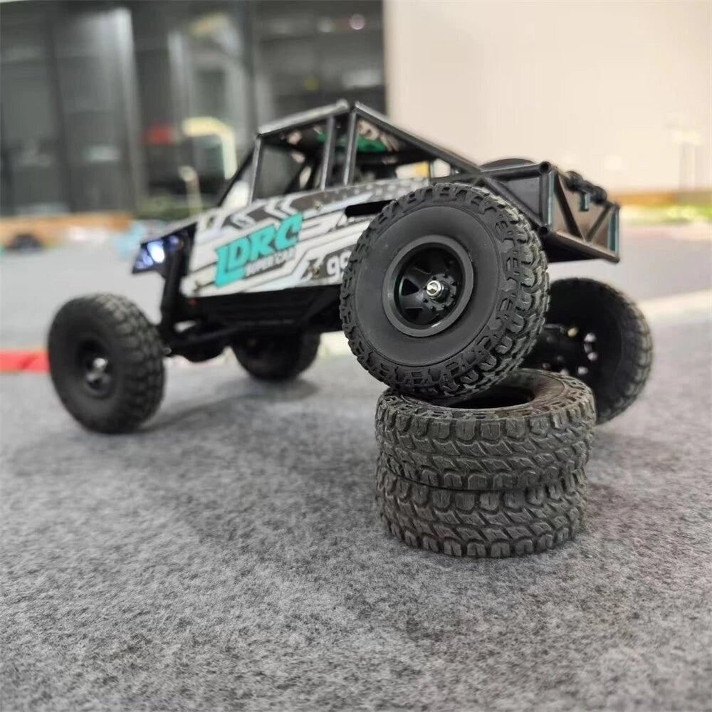 LDRC 18499 1/18 4WD Ready to Run Rock Crawler with Pipe Rack and LED Lights