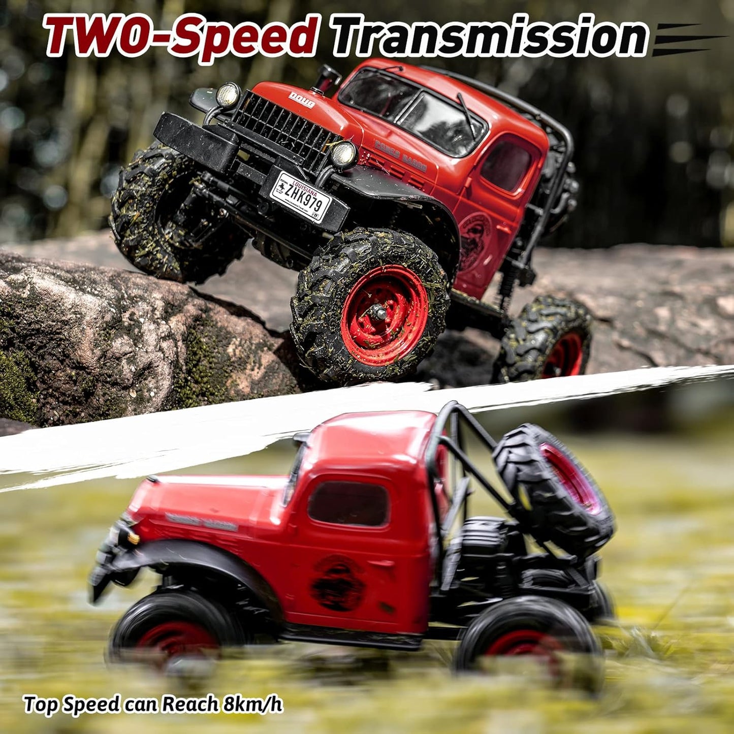 BEEZRC FMS 1/24 Scale FCX24 Power Wagon 4WD RC Rock Crawler