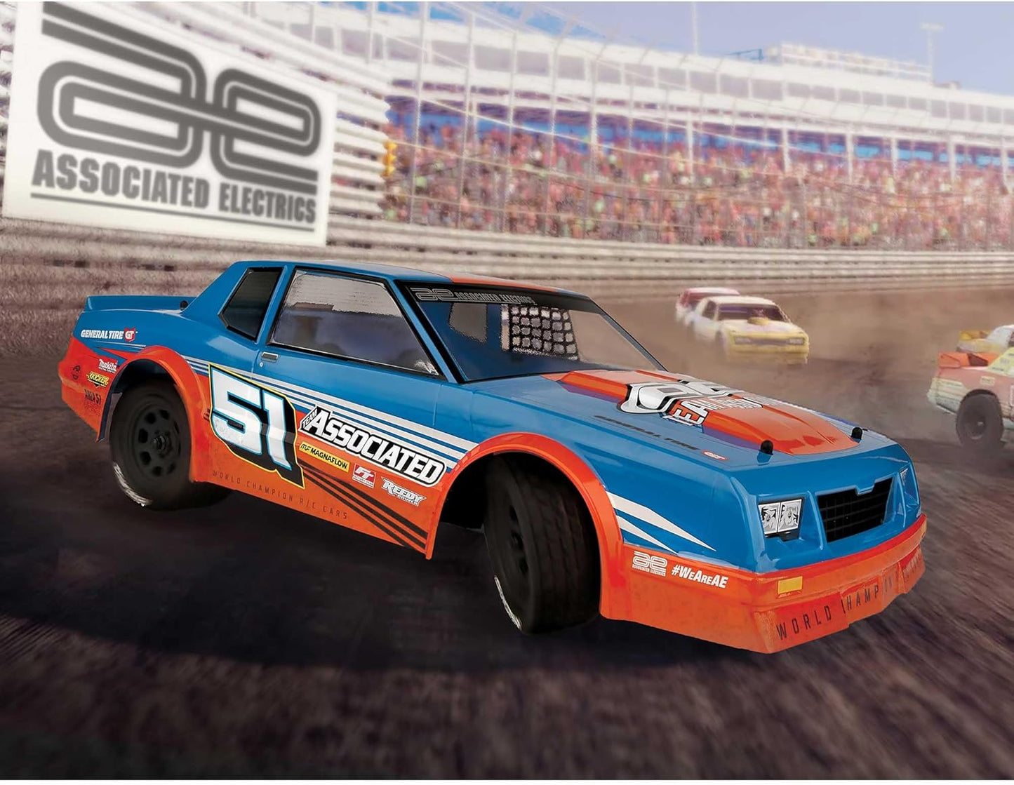 Team Associated SR10M 1/10 2WD Ready-to-Run Dirt Oval RC Car LiPo Combo