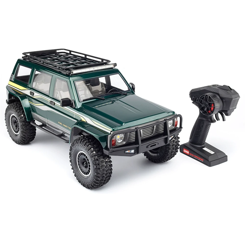 YIKONG YK4107 PRO 1/10 2.4G 4WD Brushless RC Rock Crawler with Tank Turn and LED Lights