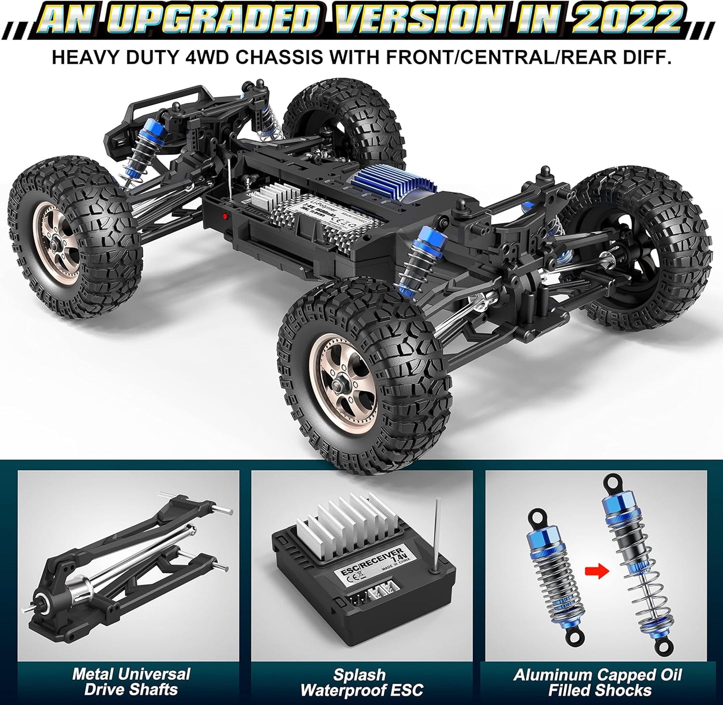 HAIBOXING 2995 1:12 Scale 4WD Off-Road RC Buggy – High-Speed Remote Control Truck