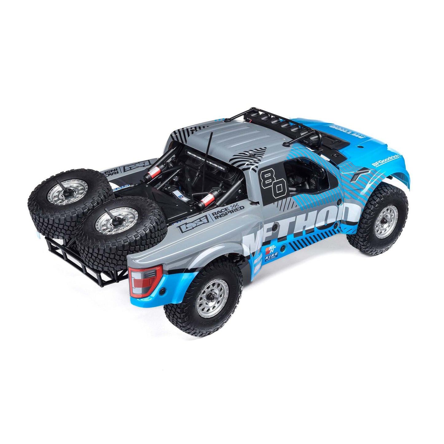 Losi 1/10 Baja Rey 2.0 Ford Raptor Method 3S 4WD RC Desert Truck