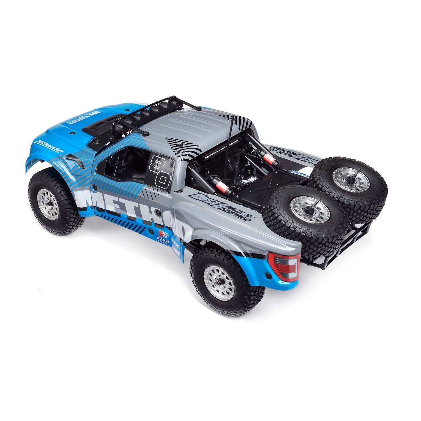 Losi 1/10 Baja Rey 2.0 Ford Raptor Method 3S 4WD RC Desert Truck