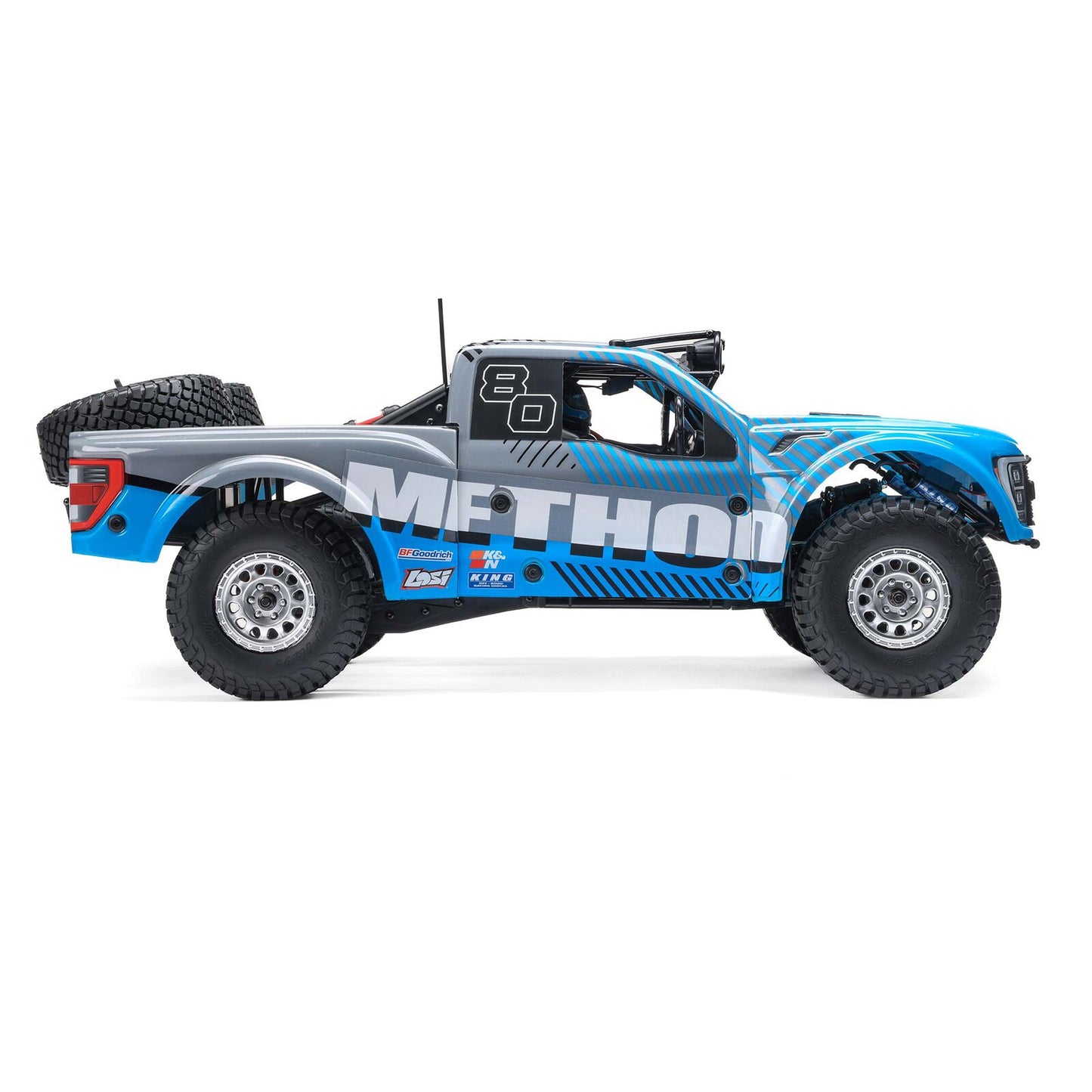 Losi 1/10 Baja Rey 2.0 Ford Raptor Method 3S 4WD RC Desert Truck