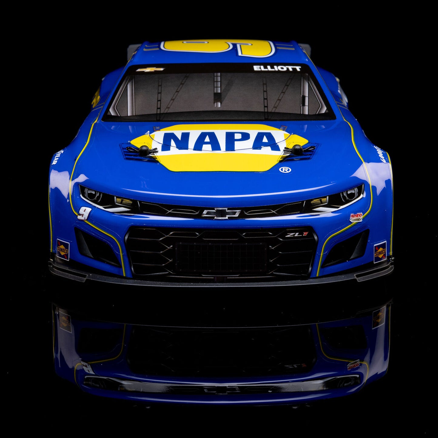 Losi 1/12 NASCAR Chase Elliott No. 9 NAPA 2025 Chevrolet Camaro ZL1 AWD RTR RC Race Car