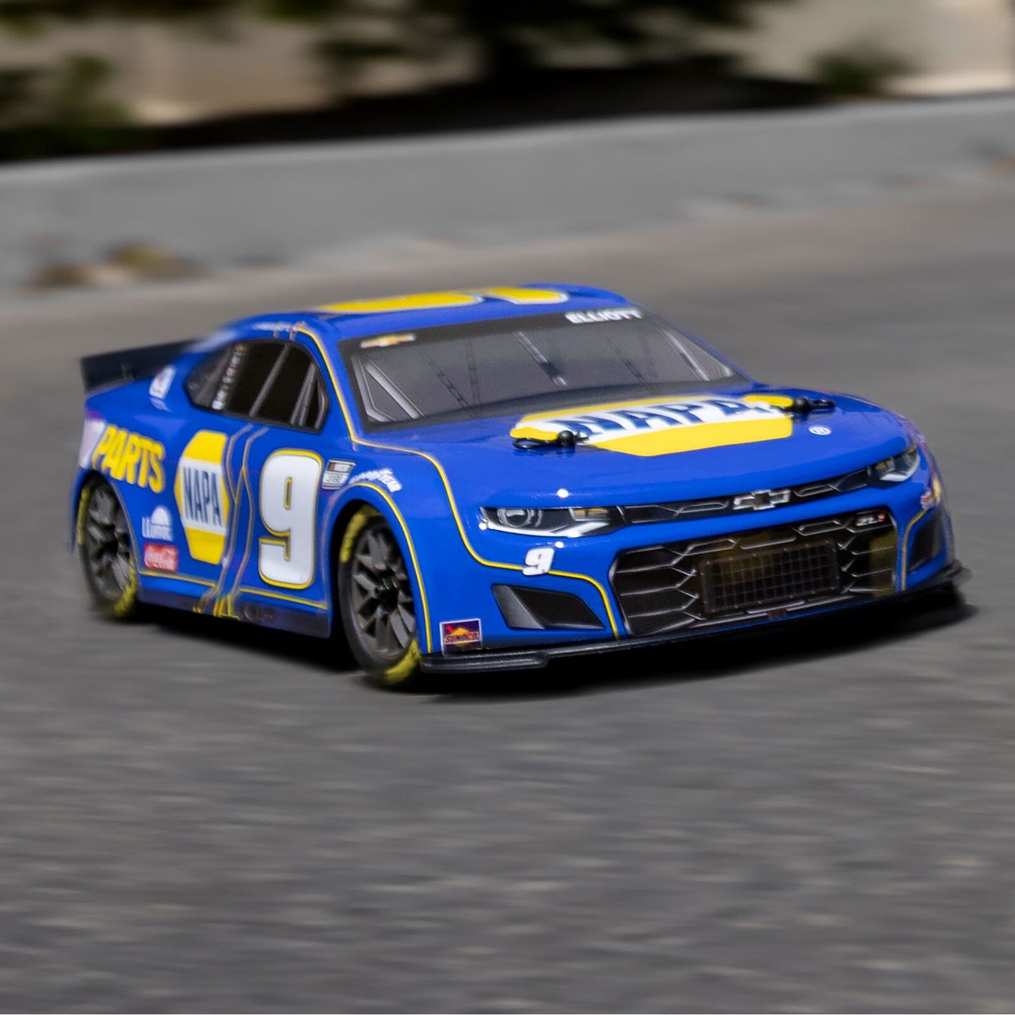 Losi 1/12 NASCAR Chase Elliott No. 9 NAPA 2025 Chevrolet Camaro ZL1 AWD RTR RC Race Car