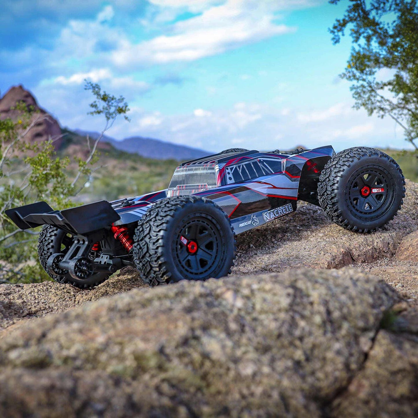 Redcat Racing 1/6 Machete 6S 4WD Brushless RC Monster Truck – Black