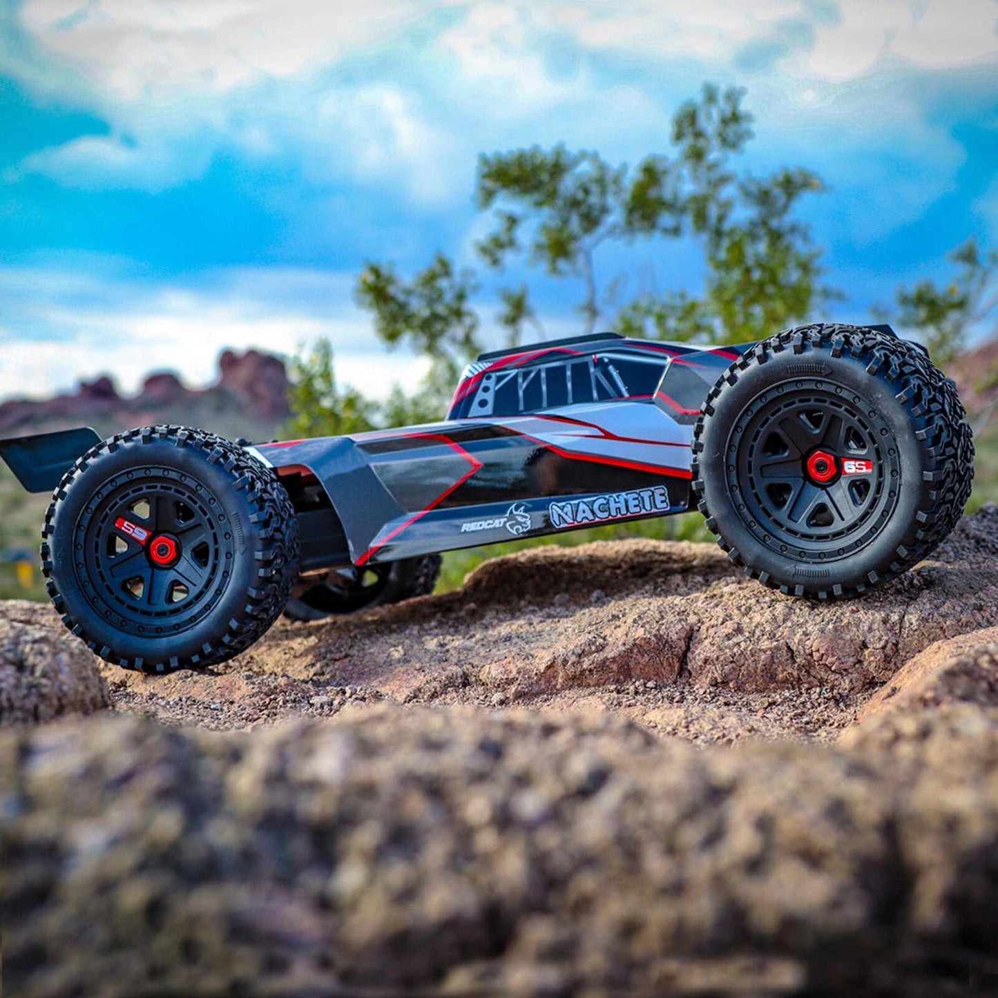 Redcat Racing 1/6 Machete 6S 4WD Brushless RC Monster Truck – Black