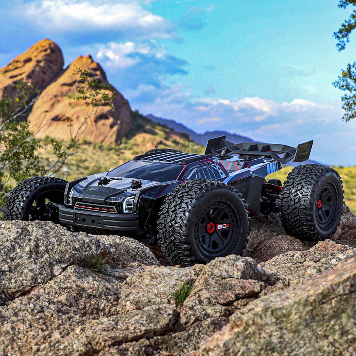 Redcat Racing 1/6 Machete 6S 4WD Brushless RC Monster Truck – Black