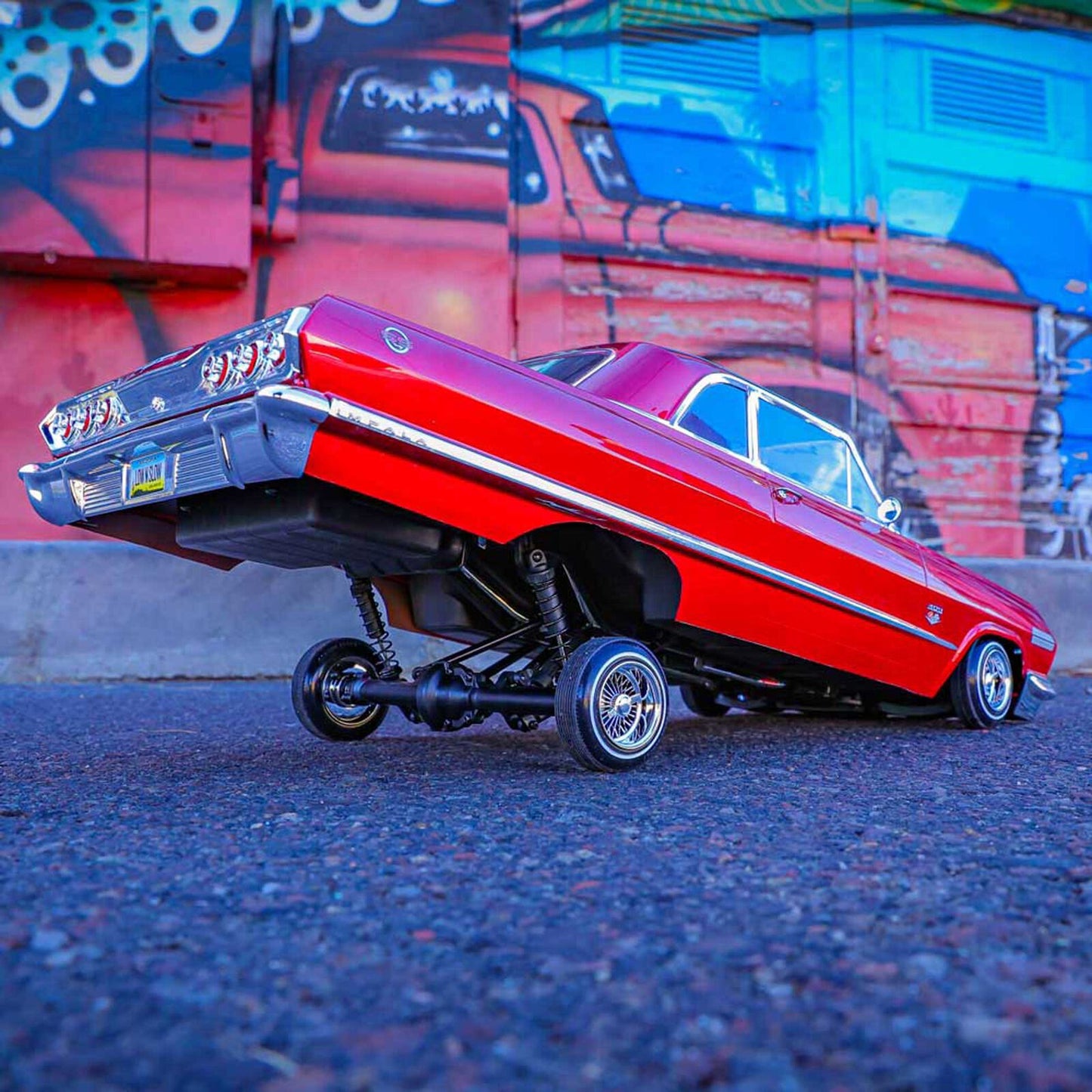 Redcat Racing 1/10 SixtyThree Chevy Impala SS 2WD RC Lowrider – 1963 Hopping Classic, Red