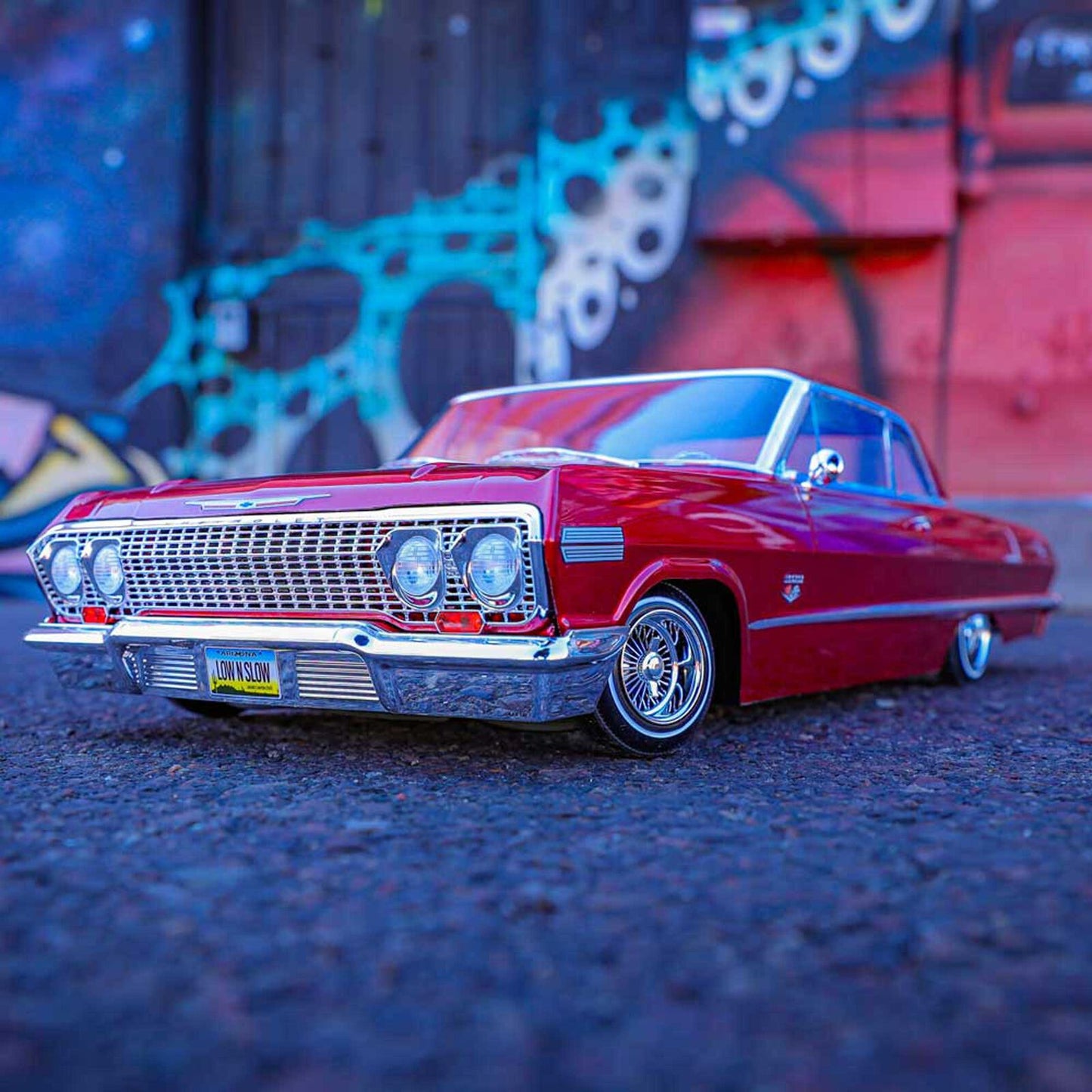 Redcat Racing 1/10 SixtyThree Chevy Impala SS 2WD RC Lowrider – 1963 Hopping Classic, Red