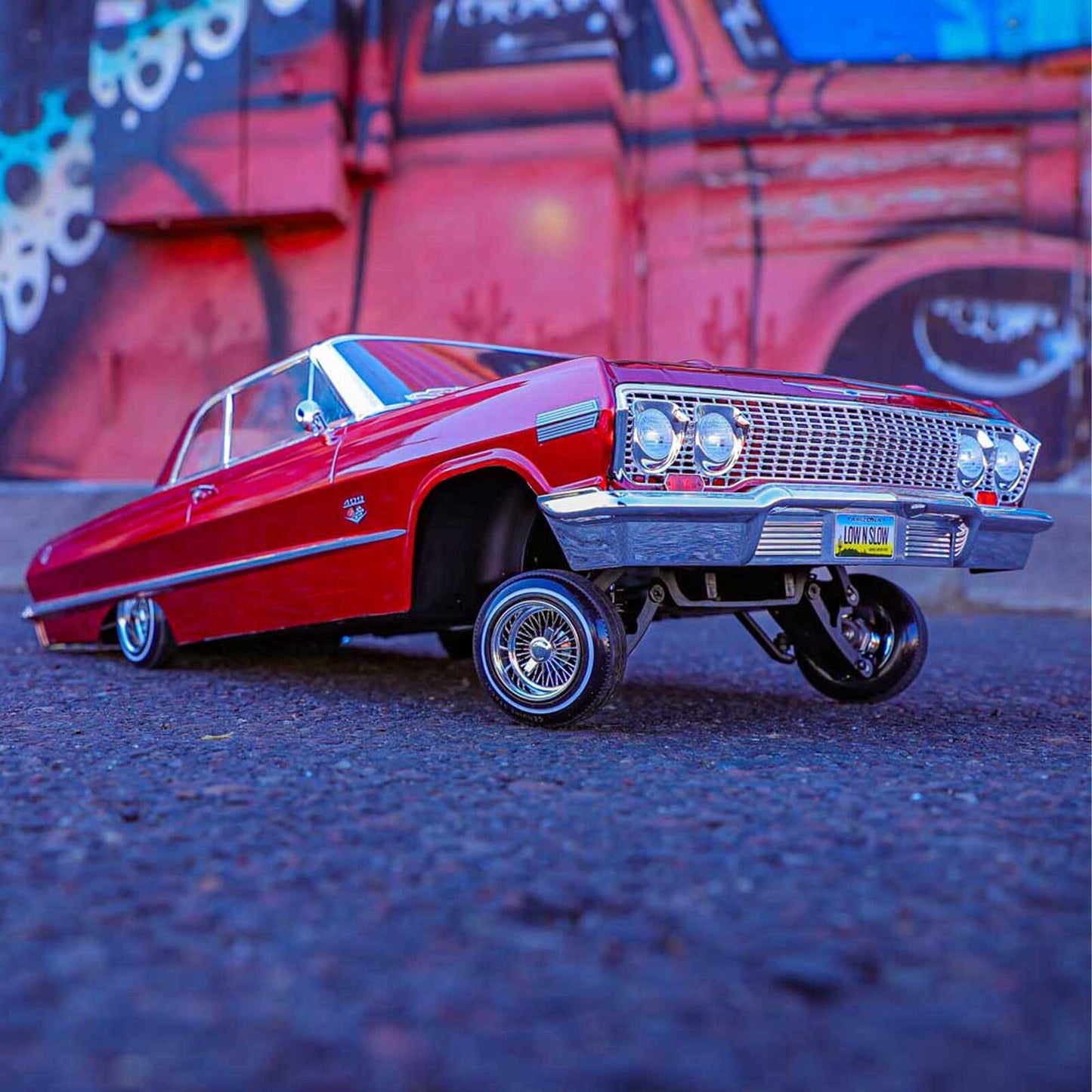 Redcat Racing 1/10 SixtyThree Chevy Impala SS 2WD RC Lowrider – 1963 Hopping Classic, Red