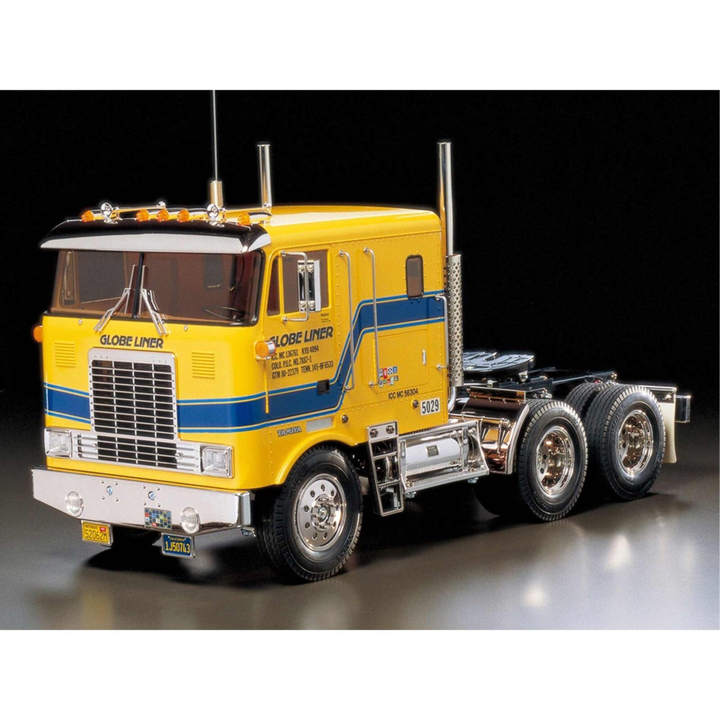 Tamiya 1/14 Globe Liner 2WD RC Semi Tractor Kit – Classic Cabover Scale Truck
