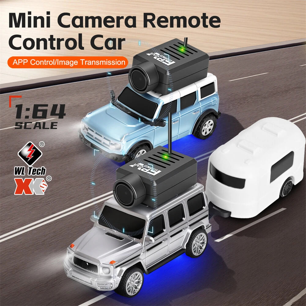 Wltoys 6405-C 1/64 FPV Drift Car – RWD, WiFi Camera, Micro Scale, Ready to Run