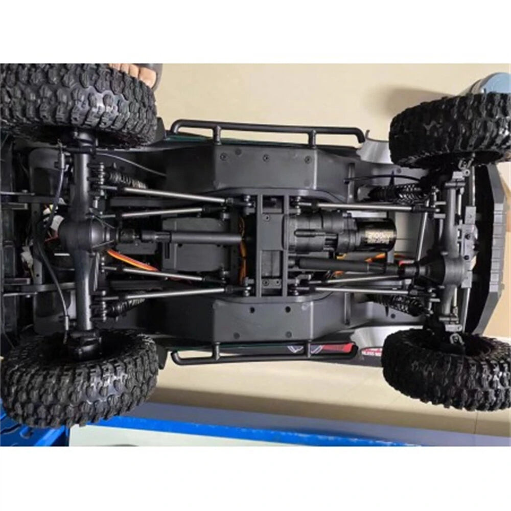 YIKONG YK4107 PRO 1/10 2.4G 4WD Brushless RC Rock Crawler with Tank Turn and LED Lights