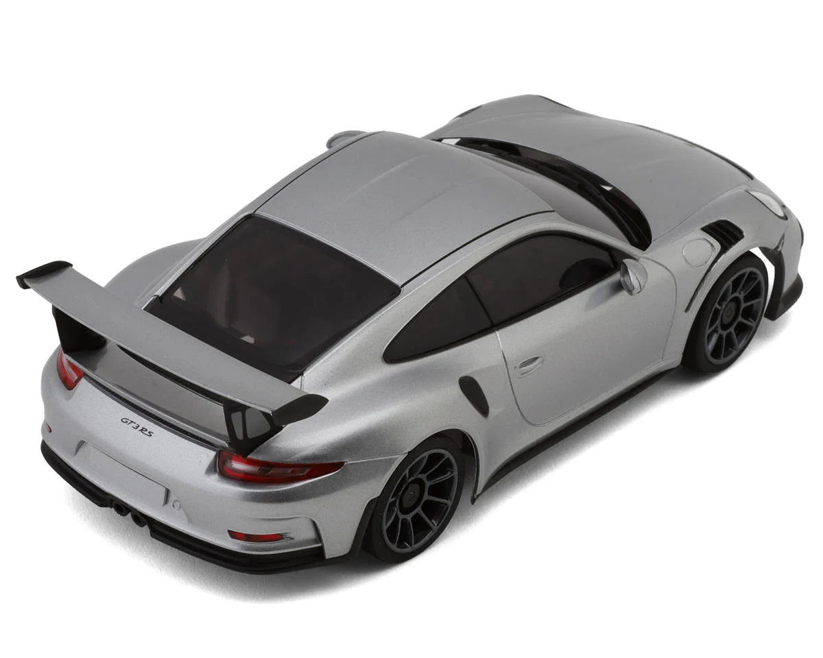 Kyosho 1/28 Mini-Z MR-04 RWD RTR RC Race Car with Porsche 911 GT3 RS Body – Silver