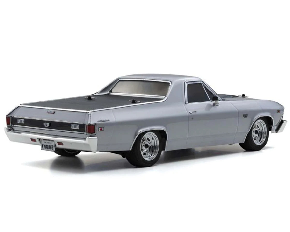 Kyosho Fazer Mk2 FZ02L 1/10 1969 Chevy El Camino SS396 4WD RC Touring Car RTR – Cortez Silver