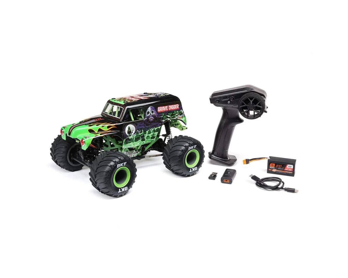 Losi 1/18 Mini LMT 4X4 Brushed RTR Monster Truck – Grave Digger