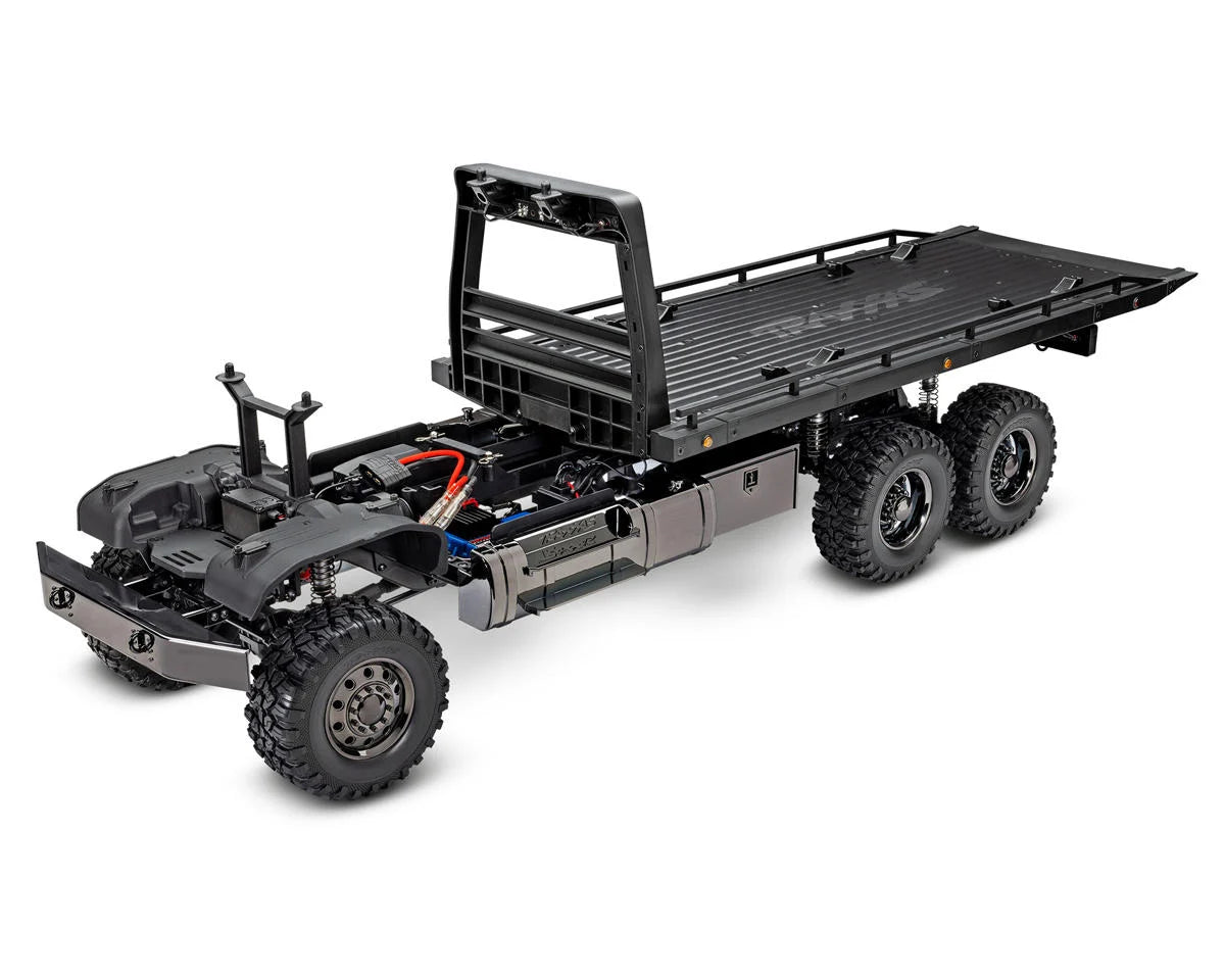 Traxxas TRX-6 1/10 6x6 Ultimate RC Hauler Flatbed Tow Truck – Black