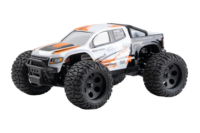 FMS 1/24 Chevrolet Colorado 4WD RC truck, angled view