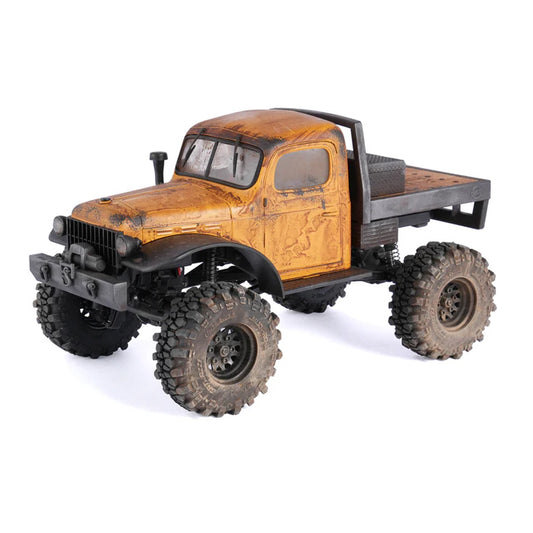 FairRC 1/24 FCX24 Rustwood Mod – Weathered Power Wagon with Real Wood Flatbed (RTR)