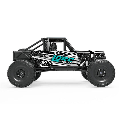 LDRC 18499 1/18 4WD Ready to Run Rock Crawler with Pipe Rack and LED Lights