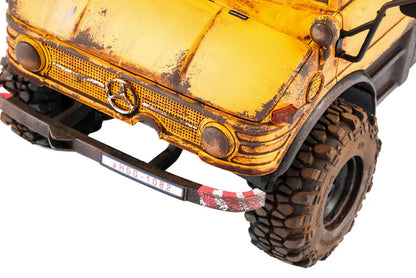 FMS 1/24 FCX24 Mercedes-Benz Unimog RTR RC Truck – Woodlander Yellow Rusted Mod