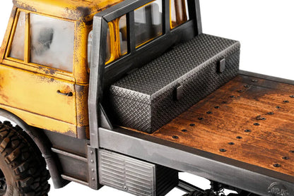 FMS 1/24 FCX24 Mercedes-Benz Unimog RTR RC Truck – Woodlander Yellow Rusted Mod